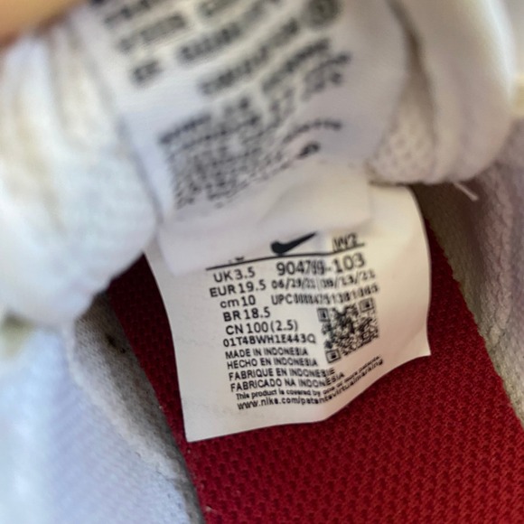 Nike Cortez Baby Toddler Kids Size 4C Shoes Retro Casual Comfortable Classic - Picture 7 of 7